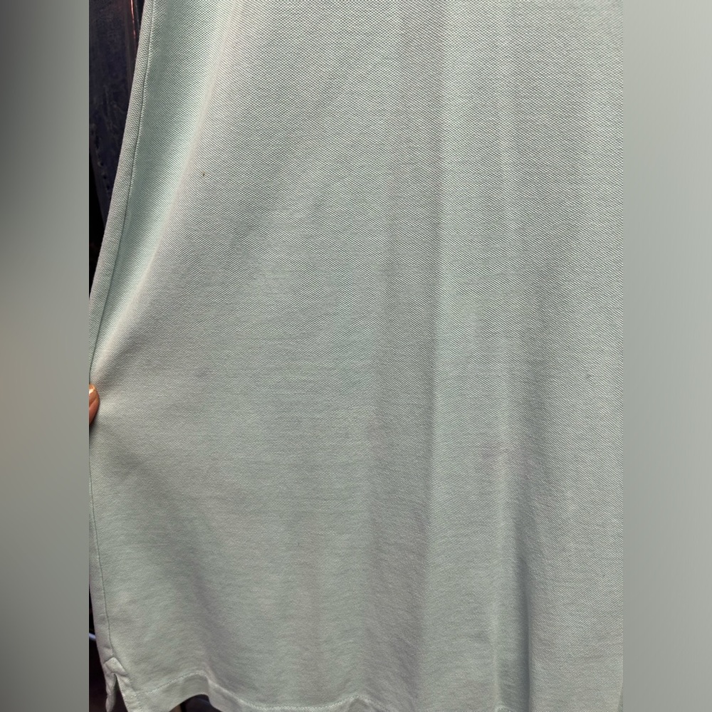 Vineyard vines polo style cotton dress. Aqua. Medium. - Picture 9 of 9